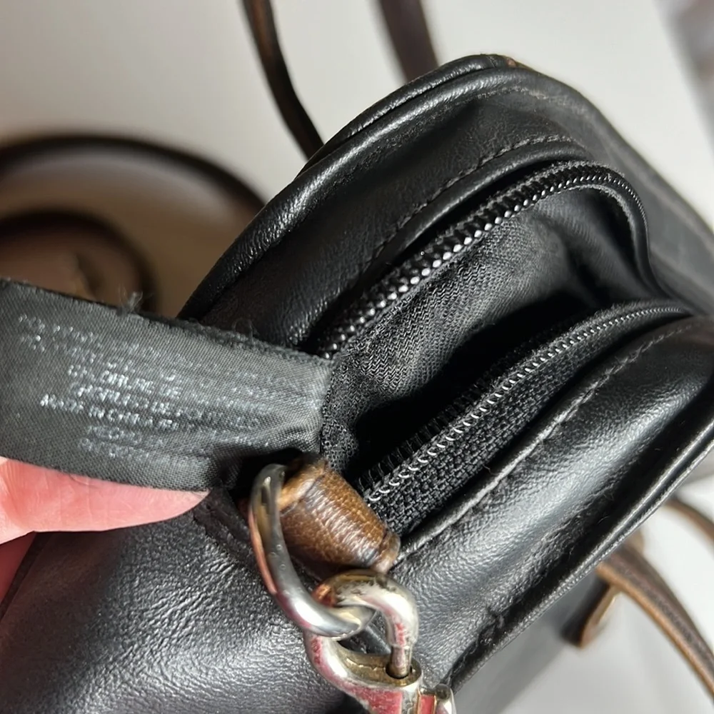 Liz Claiborne Vintage 80’s Crossbody Brown/Black Purse